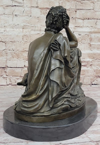 Mother and Child by Carrier Belleuse Hot Cast Bronze on Marble