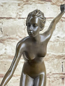 Diana the Huntress Artemis Bronze Sculpture by Lorenzl