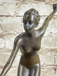 Diana the Huntress Artemis Bronze Sculpture by Lorenzl