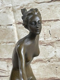 Diana the Huntress Artemis Bronze Sculpture by Lorenzl