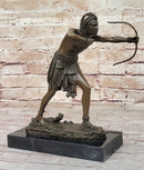 Mayan Aztec Inca Mesoamerican Archer Warrior Bronze
