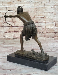Mayan Aztec Inca Mesoamerican Archer Warrior Bronze
