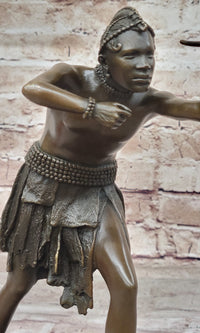 Mayan Aztec Inca Mesoamerican Archer Warrior Bronze