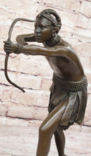 Mayan Aztec Inca Mesoamerican Archer Warrior Bronze