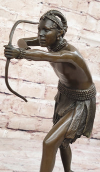 Mayan Aztec Inca Mesoamerican Archer Warrior Bronze