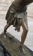Mayan Aztec Inca Mesoamerican Archer Warrior Bronze