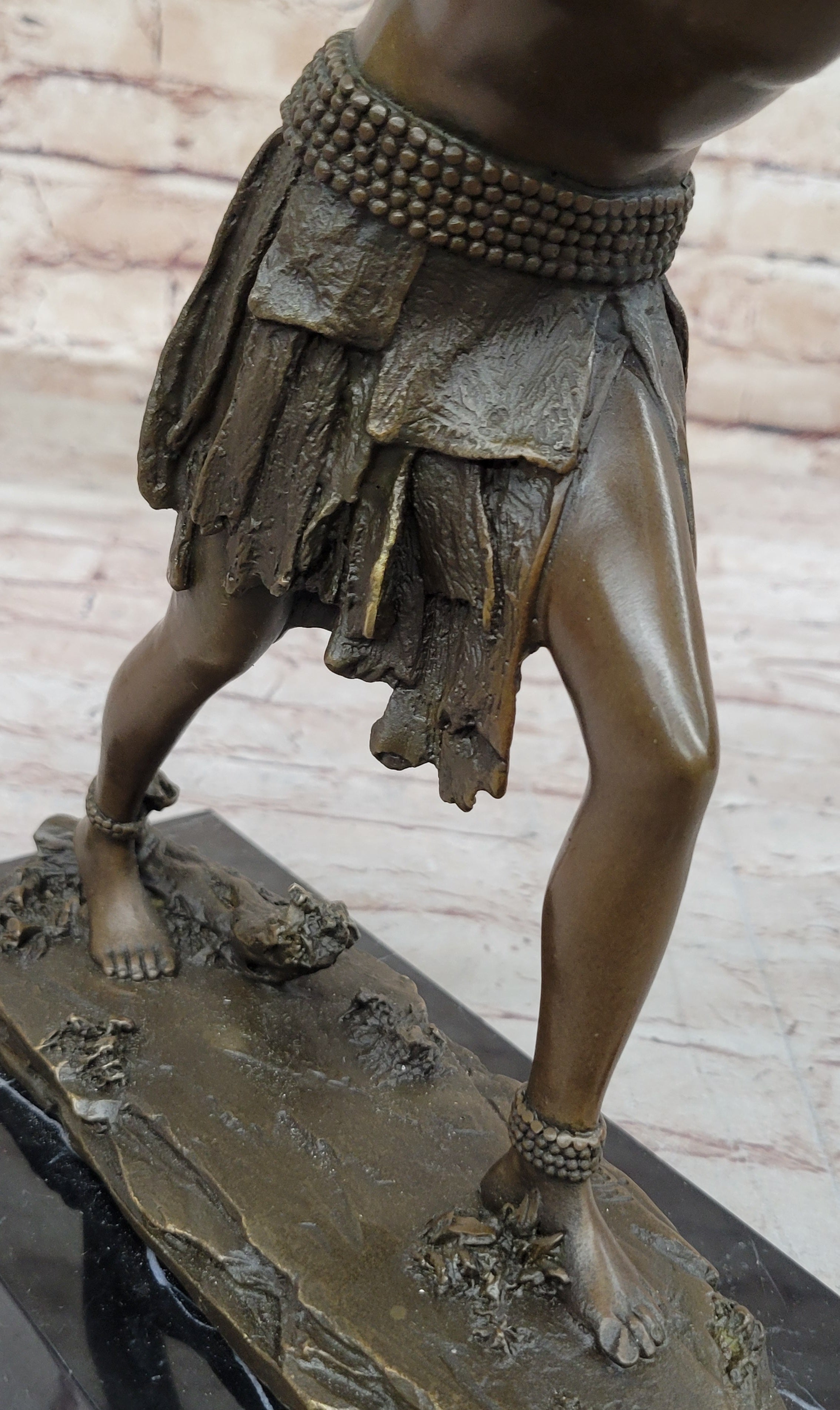 Mayan Aztec Inca Mesoamerican Archer Warrior Bronze