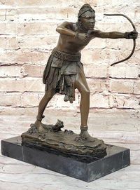 Mayan Aztec Inca Mesoamerican Archer Warrior Bronze