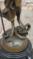 Blind Lady of Justice Themis Bronze Sculpture Law Attorney Art