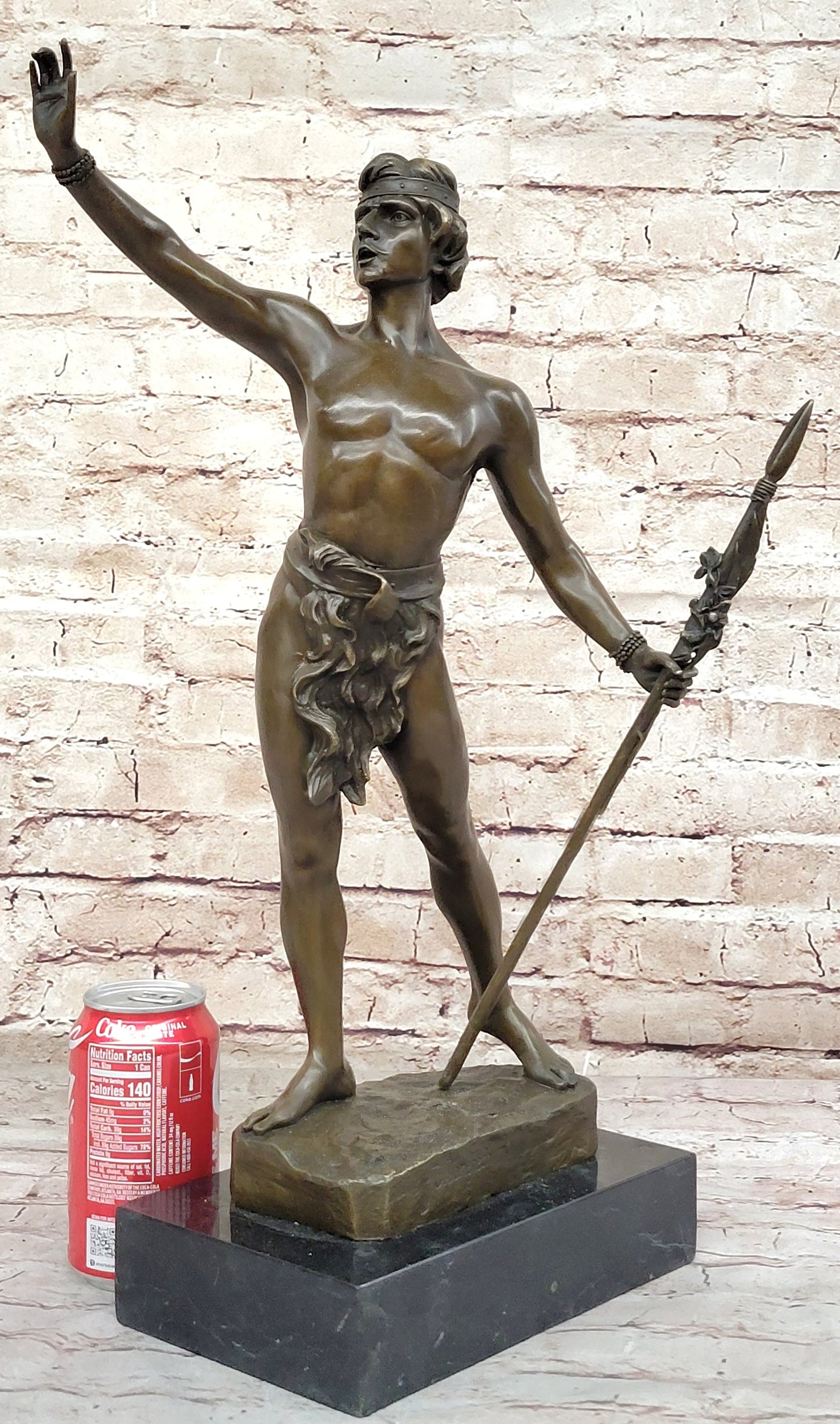 Tarzan King of the Jungle - Bronze Sculpture by L. Domenech