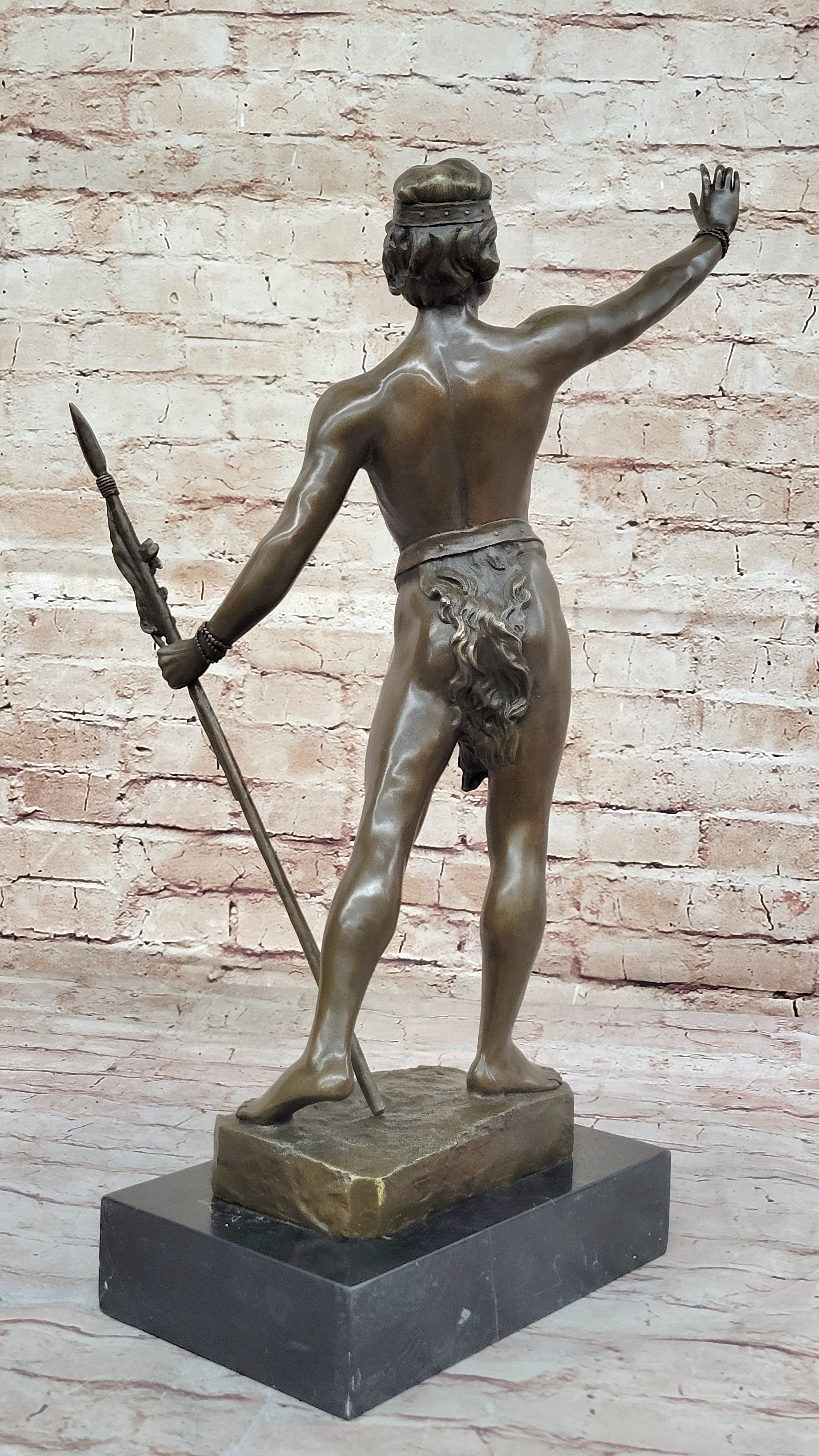 Tarzan King of the Jungle - Bronze Sculpture by L. Domenech