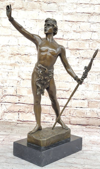 Tarzan King of the Jungle - Bronze Sculpture by L. Domenech