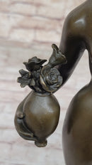 Nude Woman Female Genuine Bronze Sculpture by Adriaen de Vries