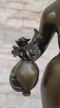 Nude Woman Female Genuine Bronze Sculpture by Adriaen de Vries