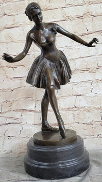 Natacha Nattova Ballerina Bronze Sculpture 15.5" x 9"