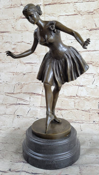 Natacha Nattova Ballerina Bronze Sculpture 15.5" x 9"