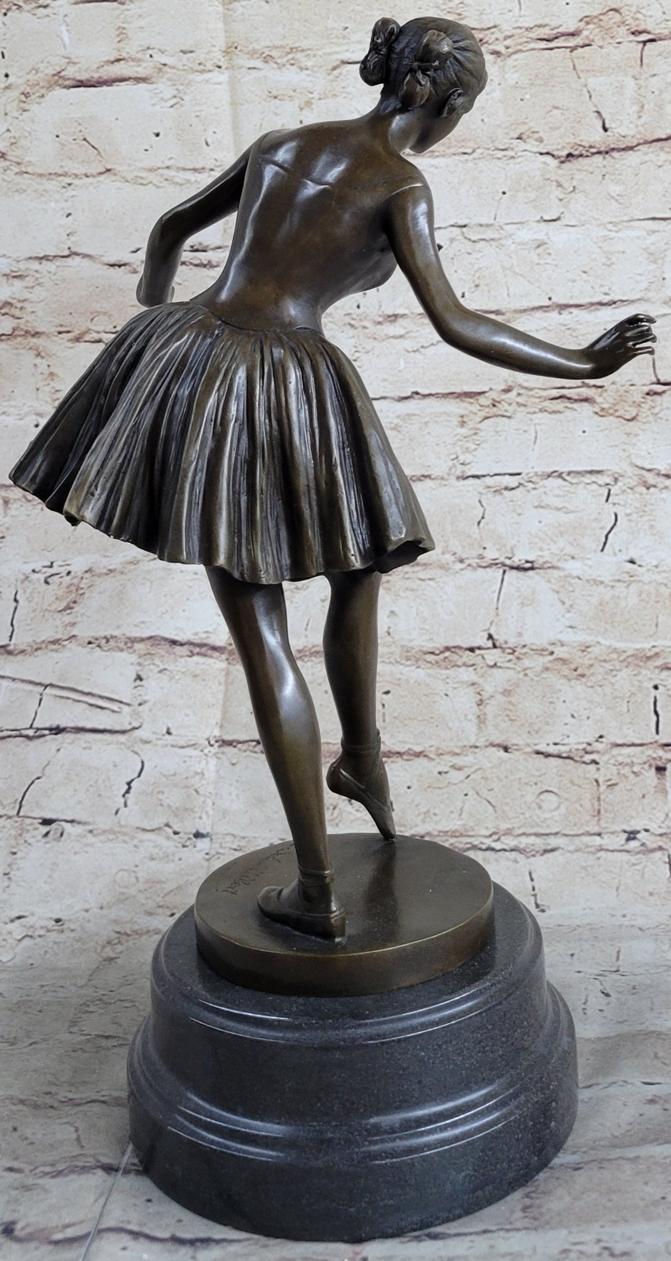 Natacha Nattova Ballerina Bronze Sculpture 15.5" x 9"