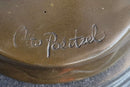 Signed Otto Poertzel Bat Dancer Bronze Art Deco Marble Figure