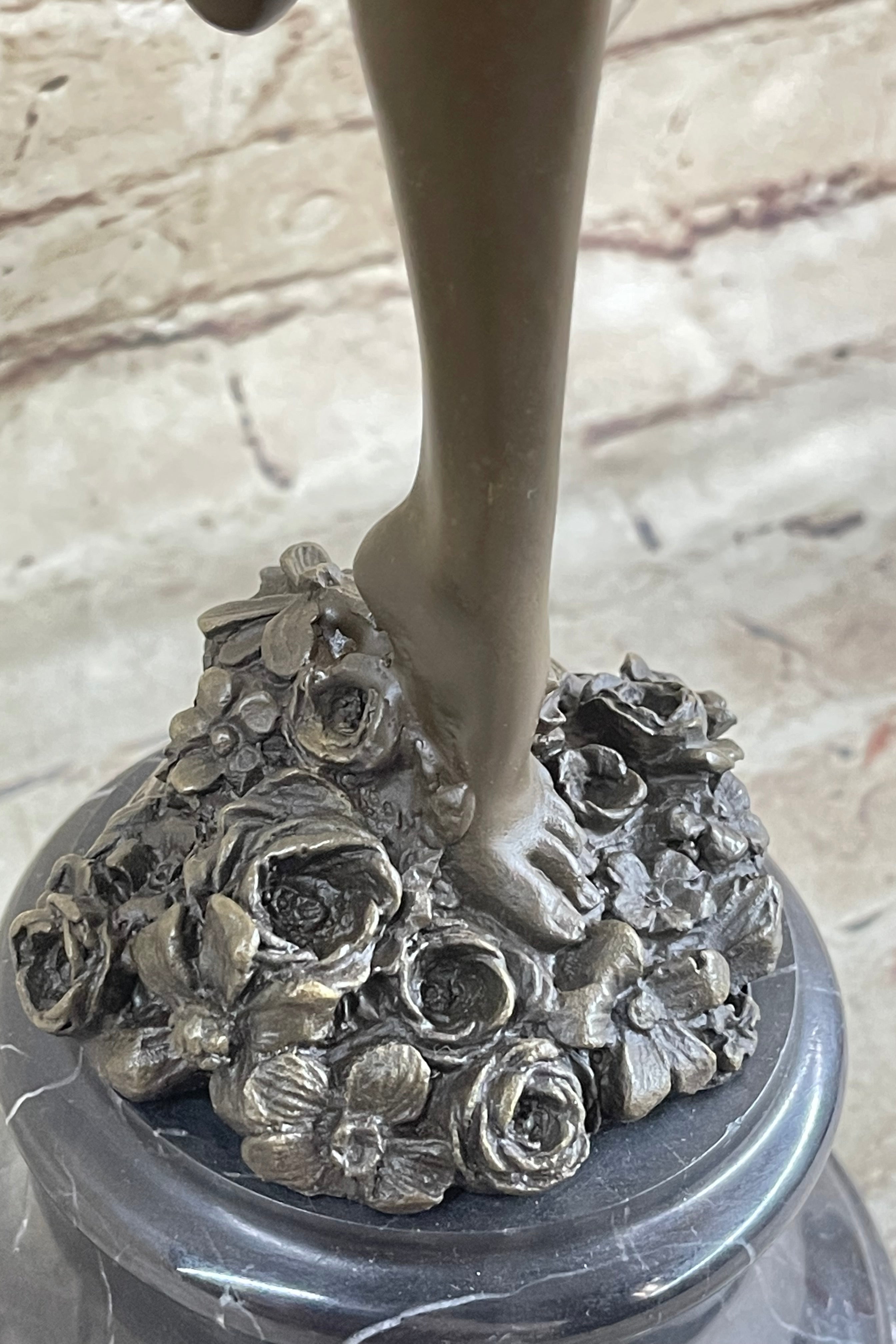 Claire Colinet French Lost Wax Dancer Bronze Sculpture