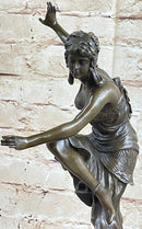 Claire Colinet French Lost Wax Dancer Bronze Sculpture