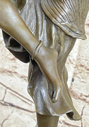Claire Colinet French Lost Wax Dancer Bronze Sculpture