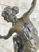 Claire Colinet French Lost Wax Dancer Bronze Sculpture