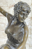Claire Colinet French Lost Wax Dancer Bronze Sculpture