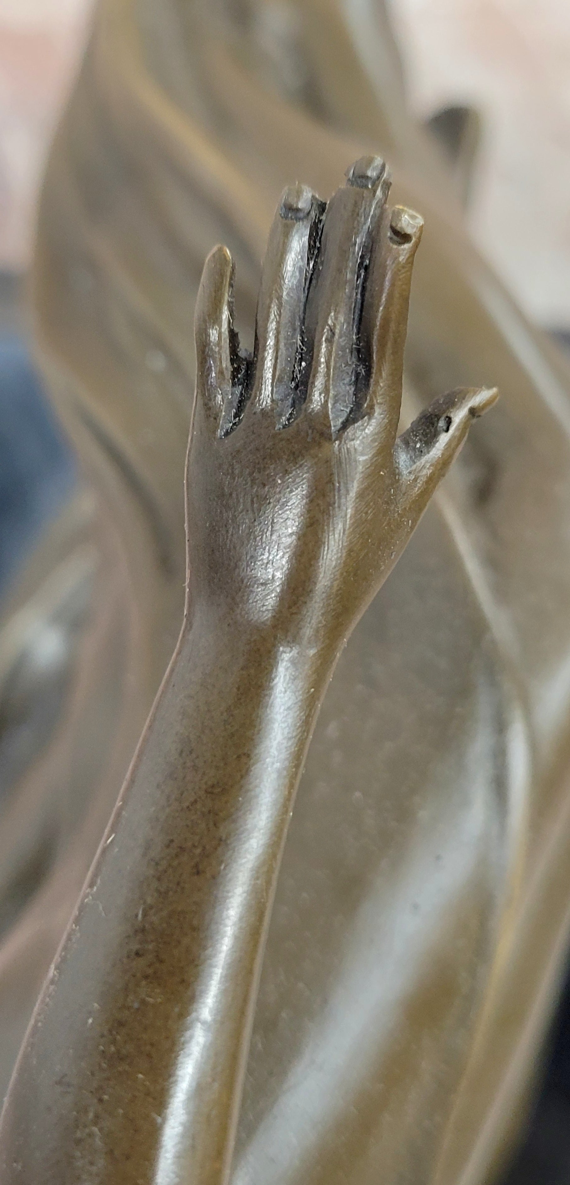 CHARLES LOUCHET WAVE EROTIC NYMPH BRONZE SCULPTURE ART DECO FIGURINE FIGURE SALE