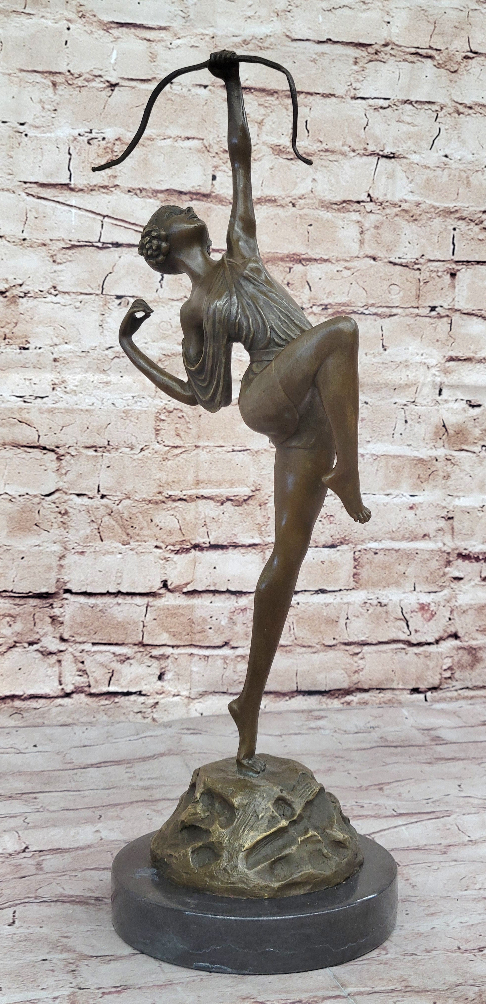 Bronze Figure Diana Goddess of the Hunt by Langer Sculpture