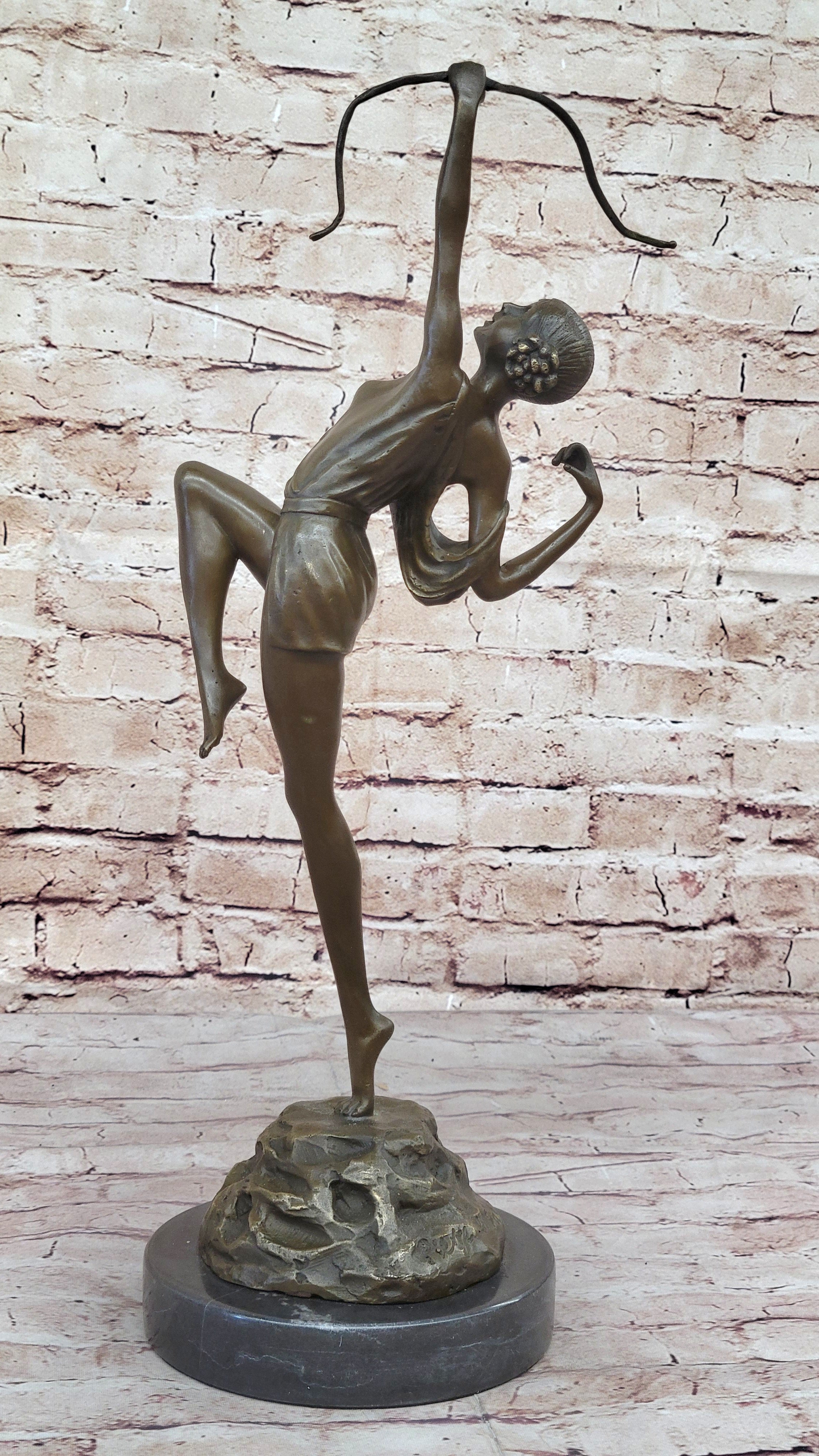 Bronze Figure Diana Goddess of the Hunt by Langer Sculpture