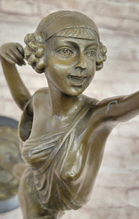 Bronze Figure Diana Goddess of the Hunt by Langer Sculpture