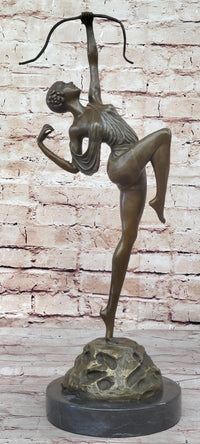 Bronze Figure Diana Goddess of the Hunt by Langer Sculpture