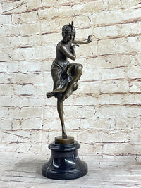 Chiparus Art Deco Gypsy Russian Dancer Bronze 15" X 6"