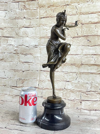 Chiparus Art Deco Gypsy Russian Dancer Bronze 15" X 6"