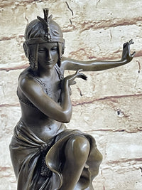 Chiparus Art Deco Gypsy Russian Dancer Bronze 15" X 6"