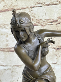 Chiparus Art Deco Gypsy Russian Dancer Bronze 15" X 6"