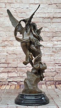 After Henri Godet Cupid and Psyche Romance Bronze