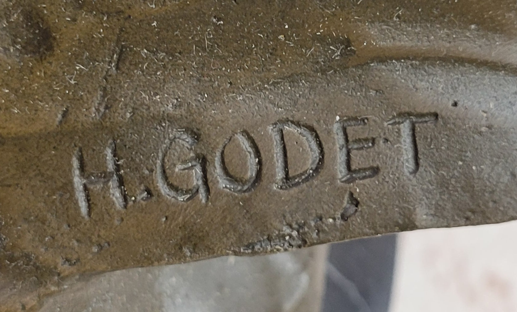 After Henri Godet Cupid and Psyche Romance Bronze