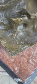 Musical Troubadour by Ringel Bronze Sculpture on Marble Base