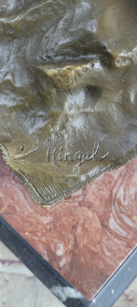 Musical Troubadour by Ringel Bronze Sculpture on Marble Base