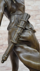 Diana The Huntress Killing Eagle Bronze Sculpture by Gaso