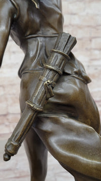 Diana The Huntress Killing Eagle Bronze Sculpture by Gaso
