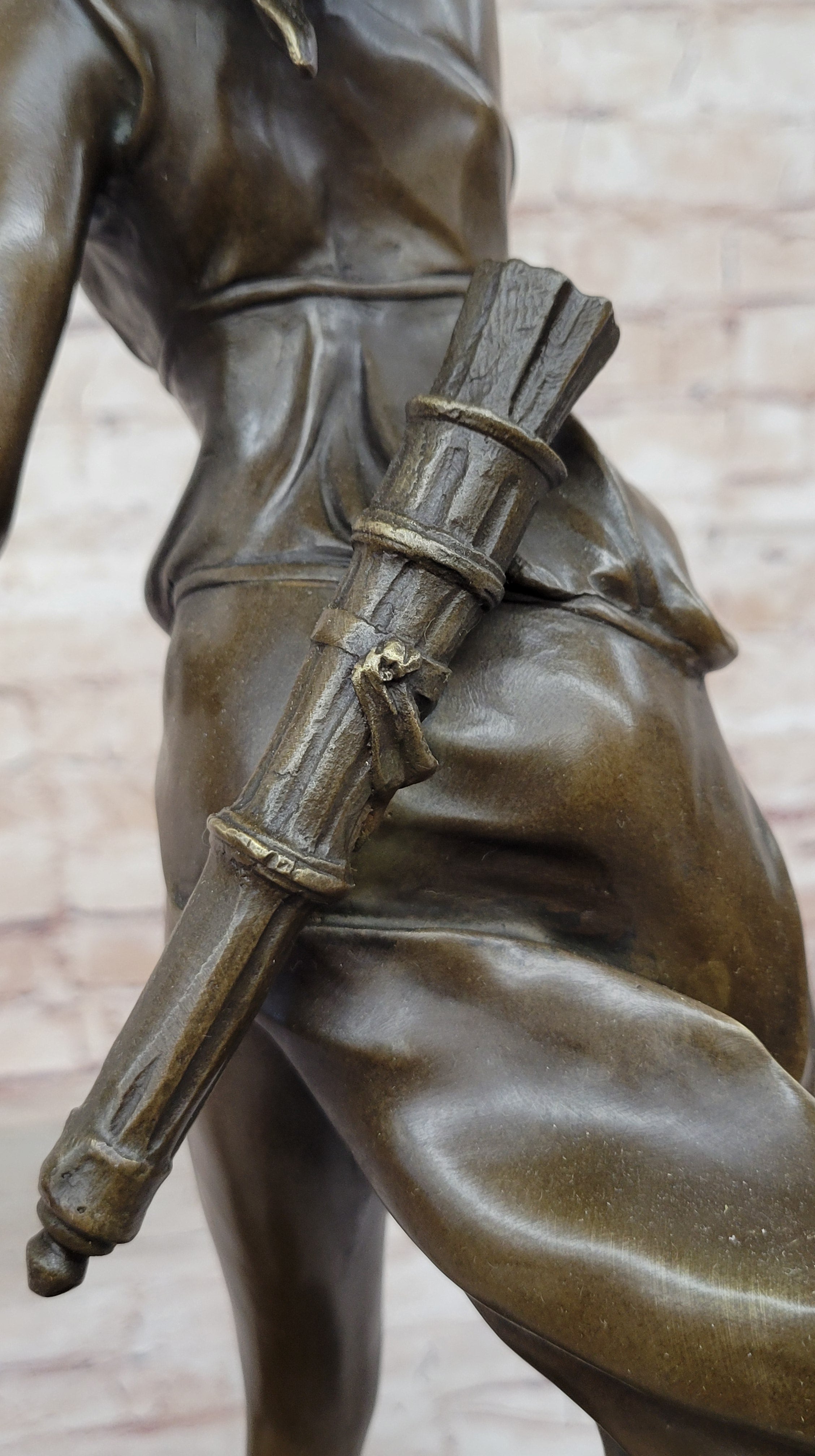 Diana The Huntress Killing Eagle Bronze Sculpture by Gaso