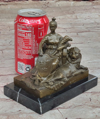 Fortuna Roman Goddess of Prosperity - Bronze Sculpture by Milo