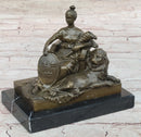 Fortuna Roman Goddess of Prosperity - Bronze Sculpture by Milo