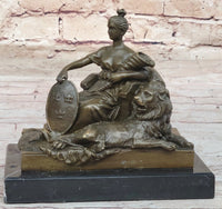Fortuna Roman Goddess of Prosperity - Bronze Sculpture by Milo