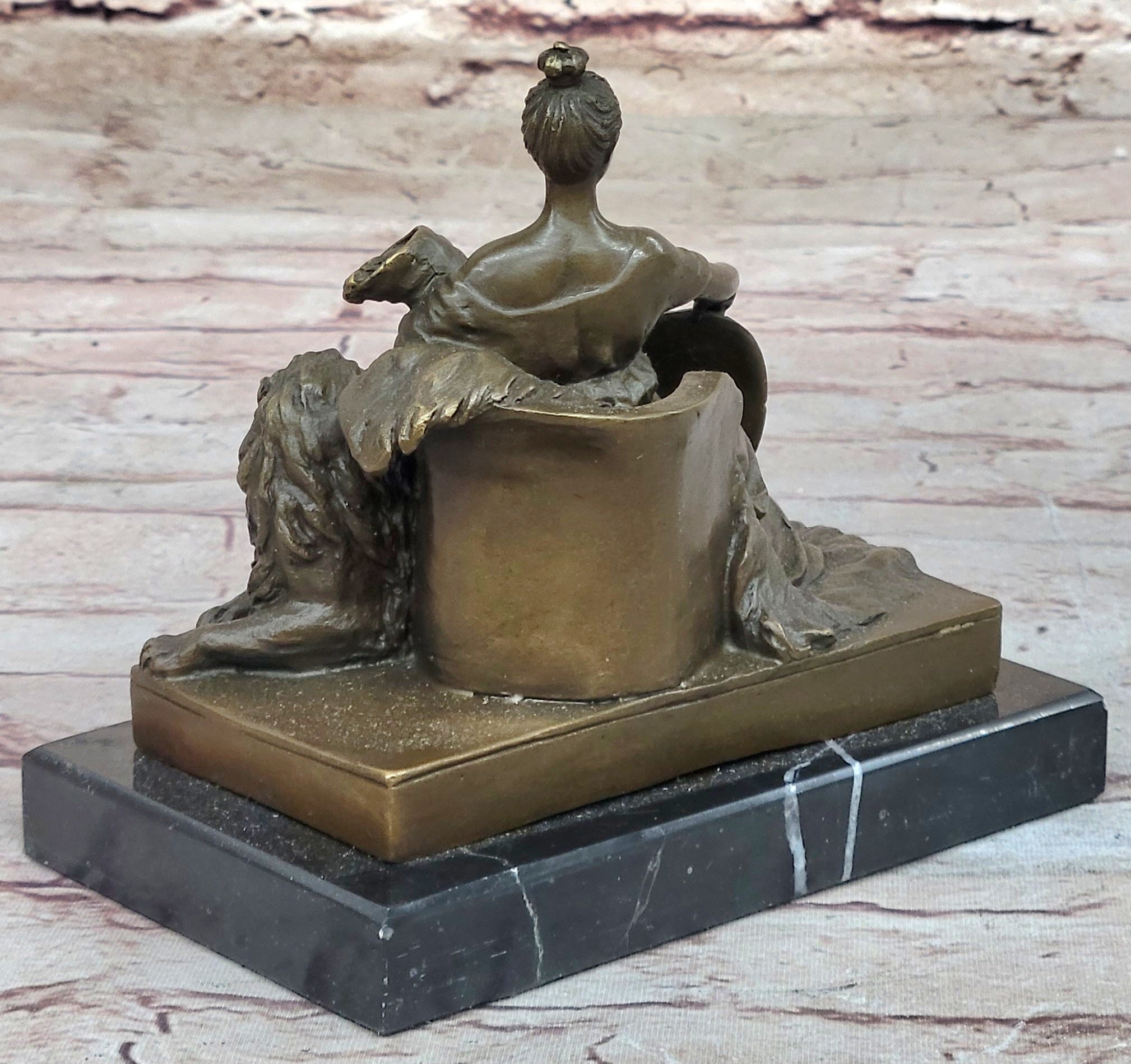 Fortuna Roman Goddess of Prosperity - Bronze Sculpture by Milo