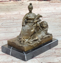 Fortuna Roman Goddess of Prosperity - Bronze Sculpture by Milo