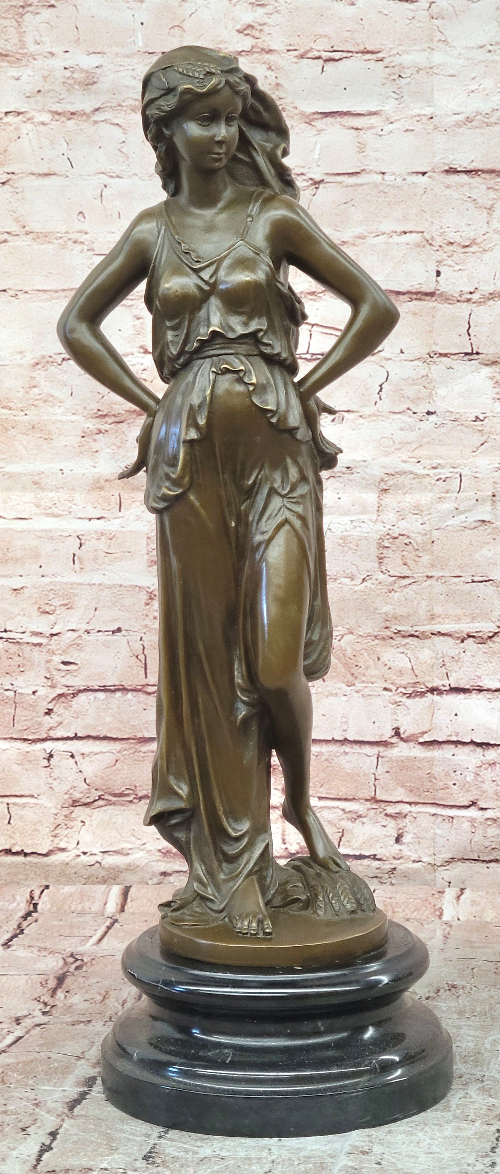 Signed Original Milo Mother to Be Real Bronze Sculpture Maternity Gift Statue