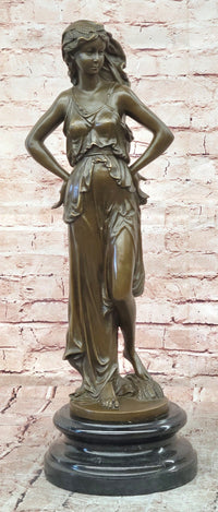 Signed Original Milo Mother to Be Real Bronze Sculpture Maternity Gift Statue